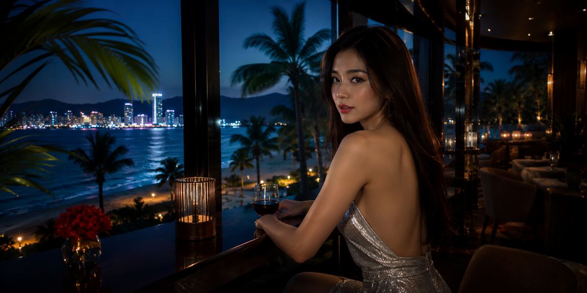 Không gian cà phê Đà Nẵng với màn hình casino và dữ liệu tài khoản